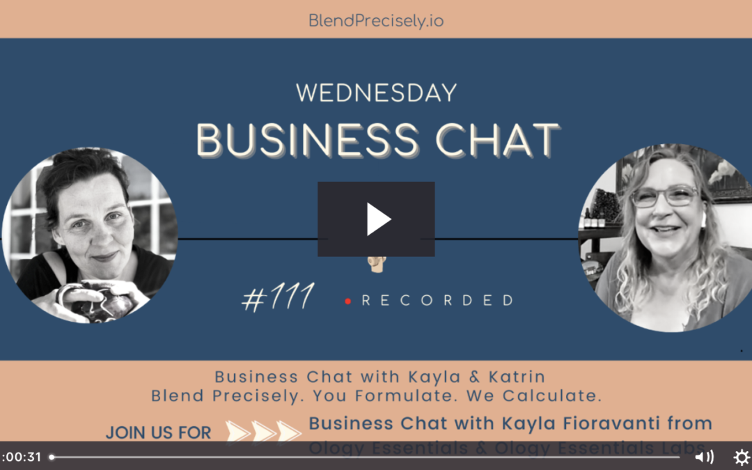 Kayla Fioravanti from Ology Essentials and Katrin Birkholz from Blend Precisely