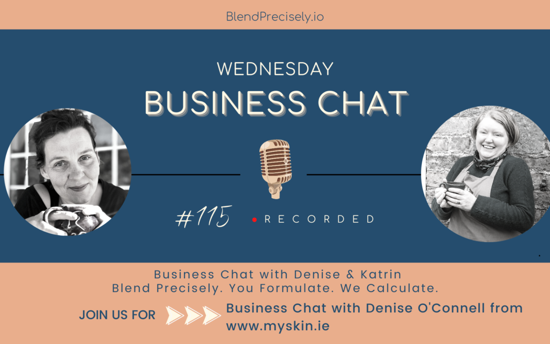 Katrin Birkholz from Blend Precisely interviews Denise O'Connell